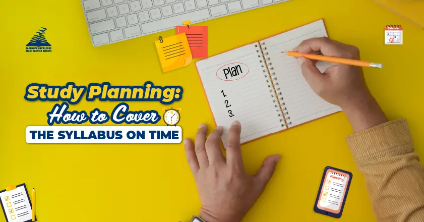 Study Planning: How to Cover the Syllabus on Time-Presidency PU College Mangalore