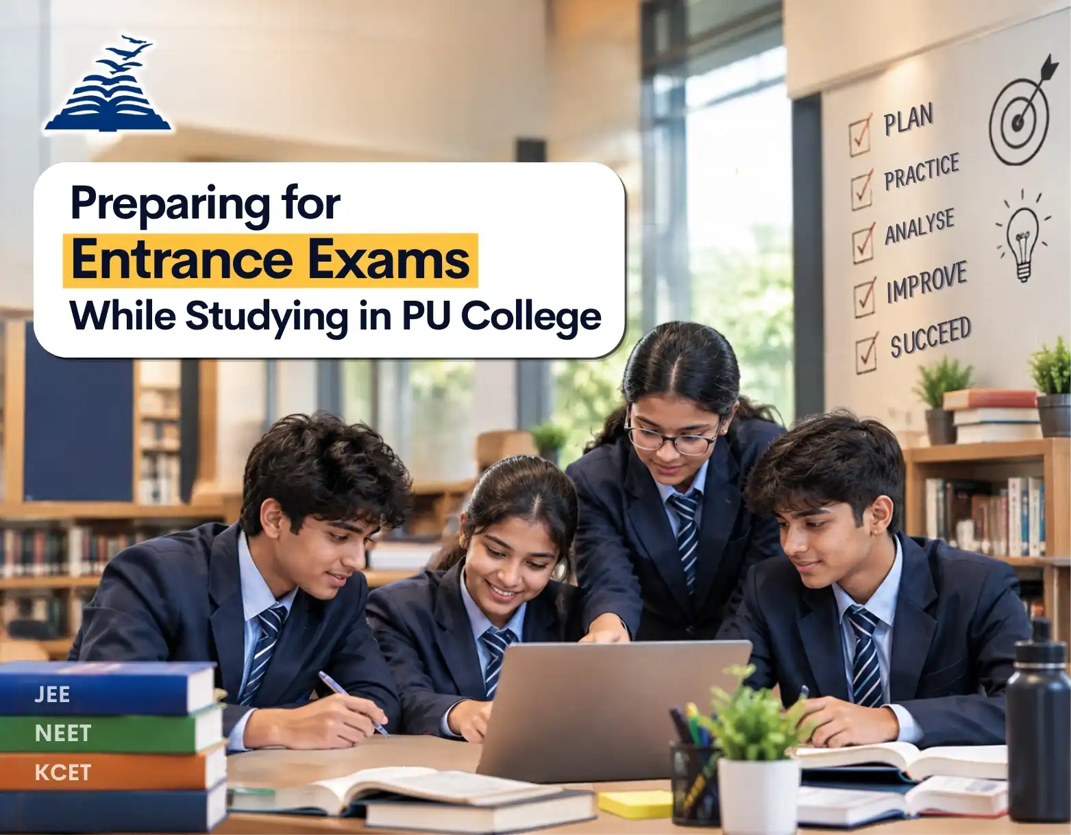 Preparing for Entrance Exams While Studying in PU College -Presidency PU College Mangalore